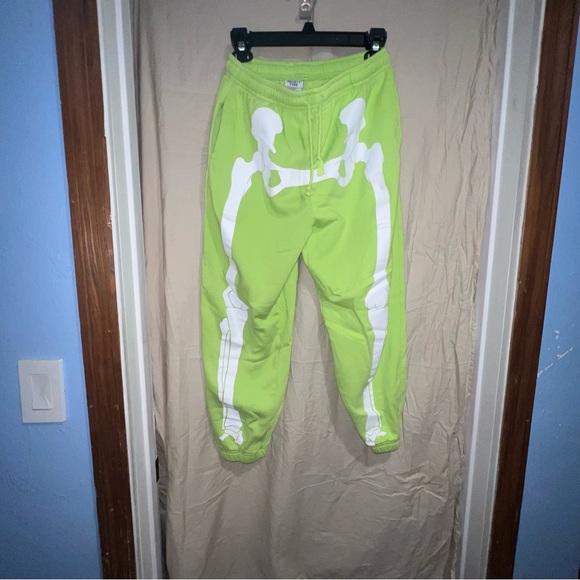 Mighty Fine Pants & Jumpsuits Neon Skeleton Sweatpants Poshmark
